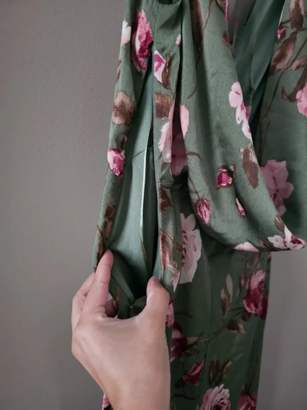 Green Floral Dress